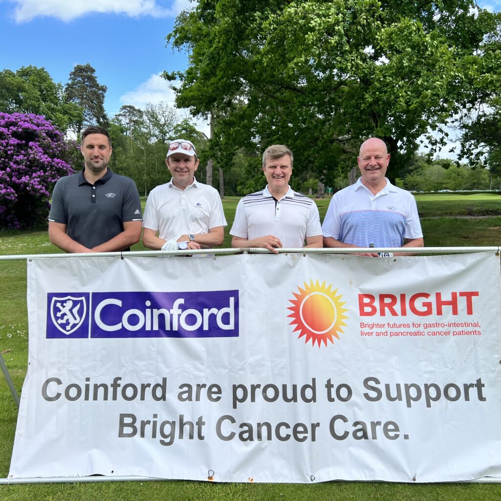 On Monday 16th May 2022 BRIGHT hosted a charity golf event at the prestigious Foxhills golf club. It was a glourios day with over 20 teams in attendance. The event raised over £23,000 thanks to the generous support of the players and the event sponsors Coinford. On behalf of the charity we would like to say a huge thank you to Brendan Reynolds and Austin Reynolds signs for their continued support in organising this event and making the day such a huge success. if you feel that you would like to organise a golf day please do contact Zoe Wheatley zoe@bright-reserach.co.uk