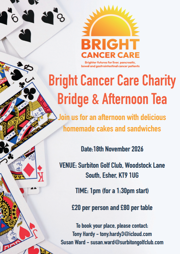 Bright Cancer Care Charity Bridge & Afternoon Tea